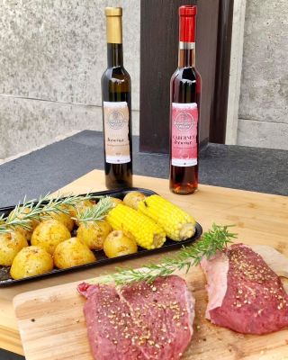 Grilovačky v plnom prúde 🍖🍷 Spríjemnite si pohodlie s blízkymi 🥰 #wine #icewine #ladovevino #dessert #zakusok #vino...